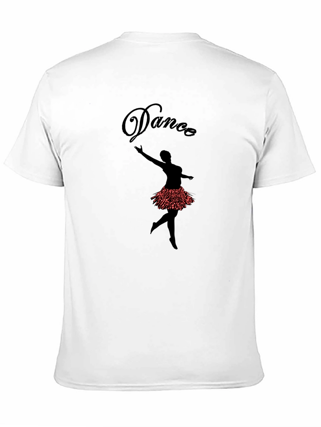 Dance Ballerina Graphic Tee - Mens Black T-Shirt