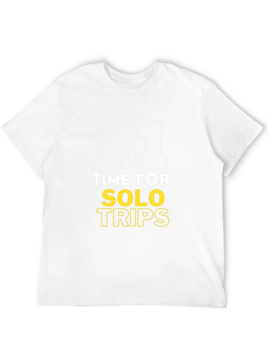 21 Solo Trips Black Graphic Tee