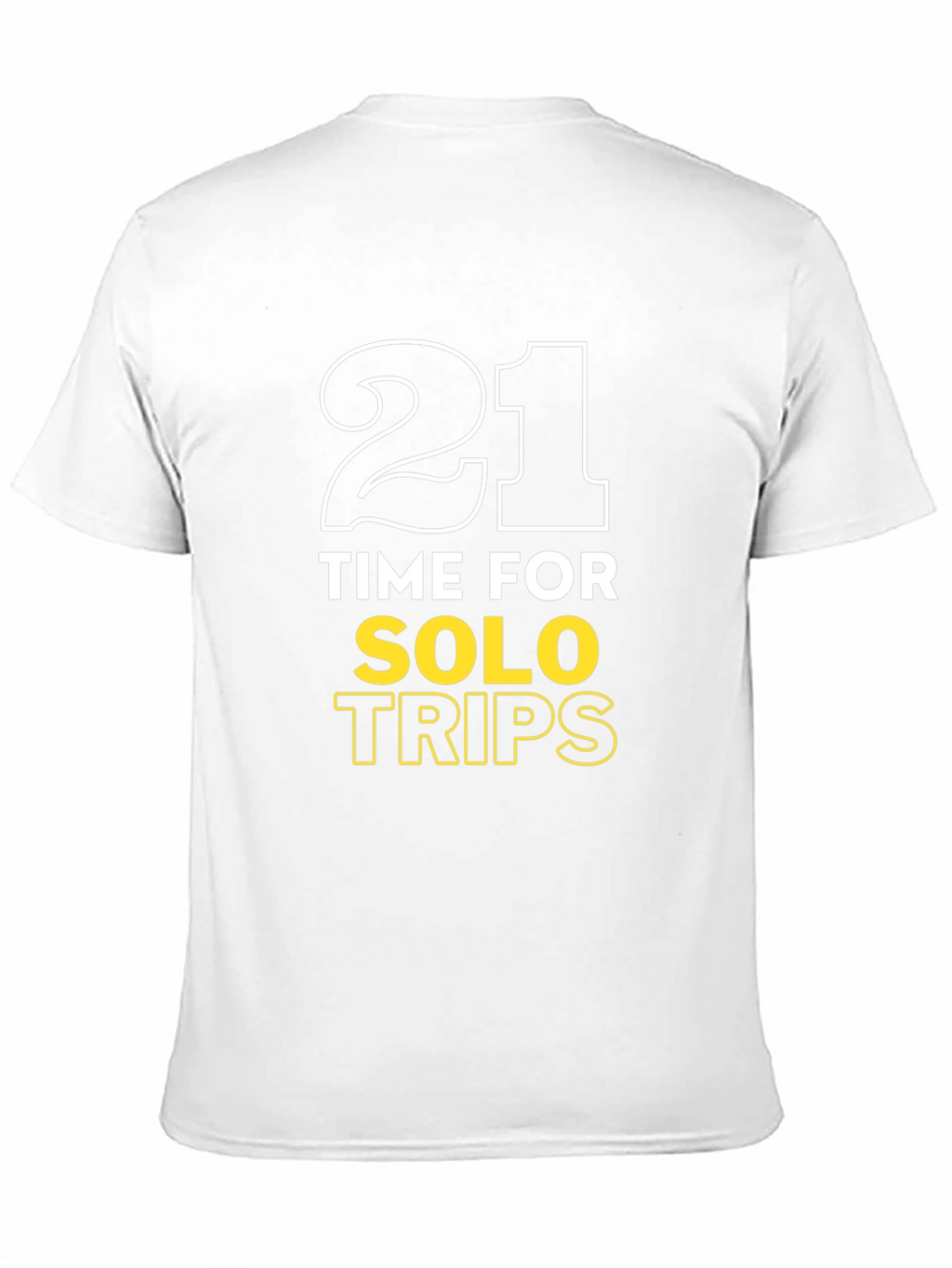21 Solo Trips Black Graphic Tee
