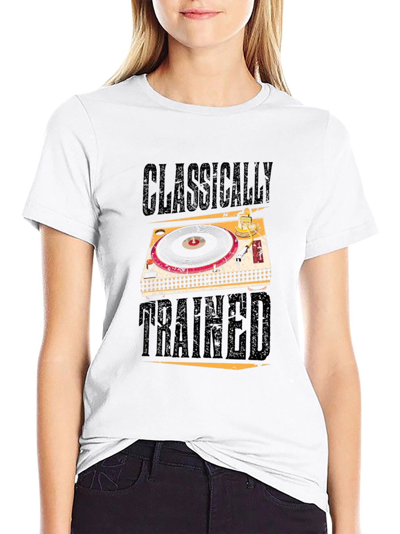 Classically Trained DJ Black Graphic Tee