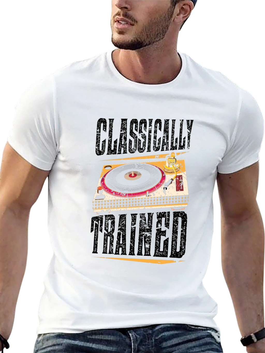 Classically Trained DJ Black Graphic Tee