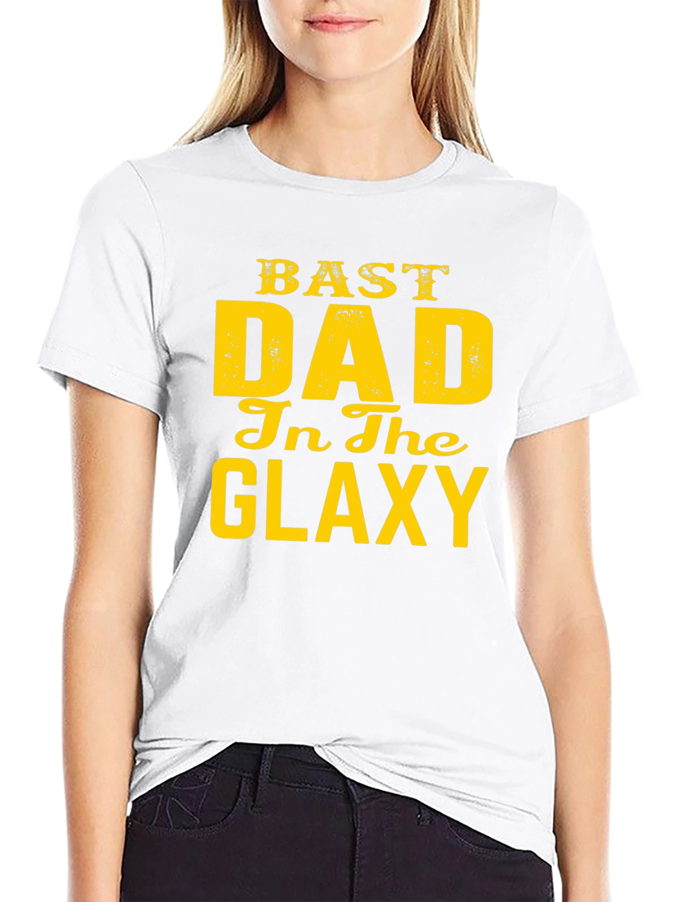 Best Dad in the Galaxy Graphic Tee