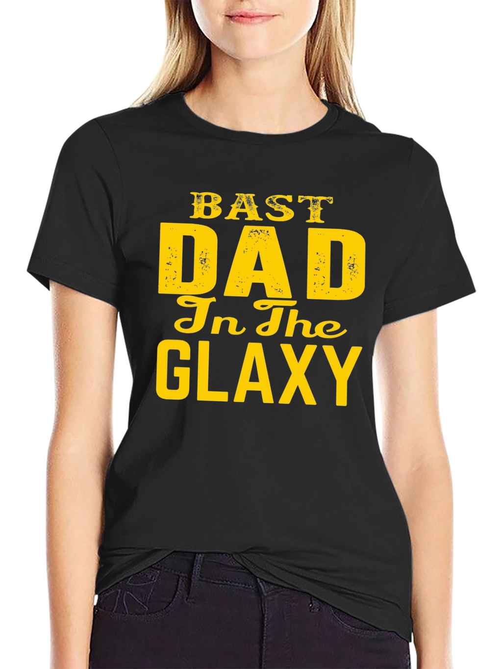 Best Dad in the Galaxy Graphic Tee