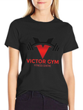 Victor Gym Fitness Centre T-Shirt - Black