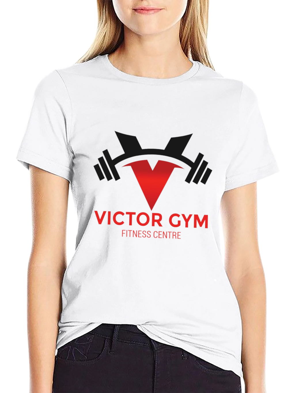 Victor Gym Fitness Centre T-Shirt - Black