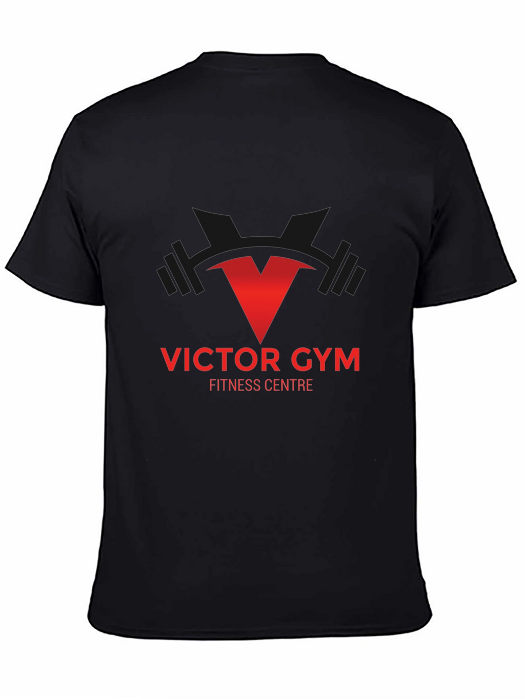 Victor Gym Fitness Centre T-Shirt - Black