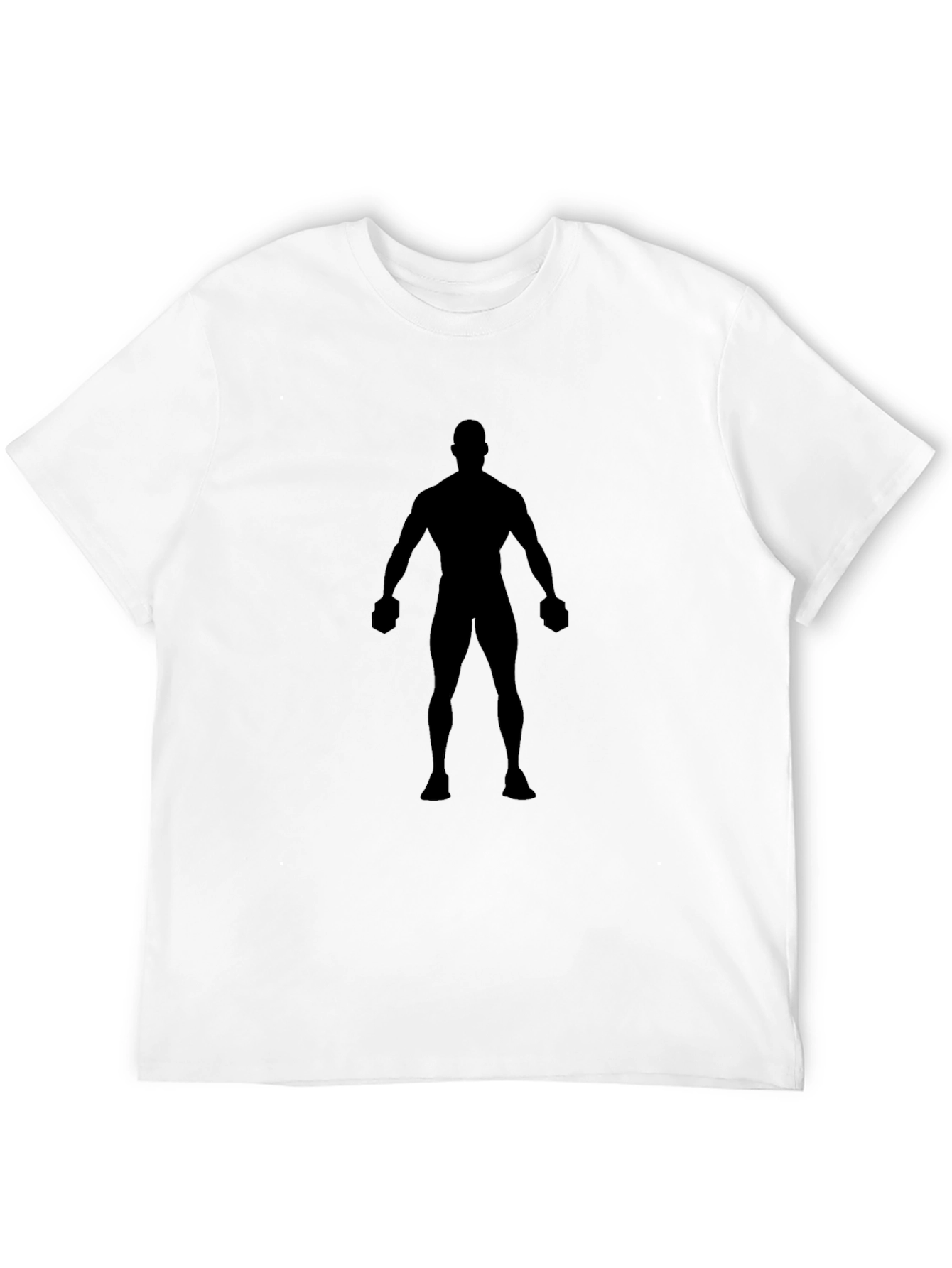 Silhouette Graphic Tee - Black Cotton Blend