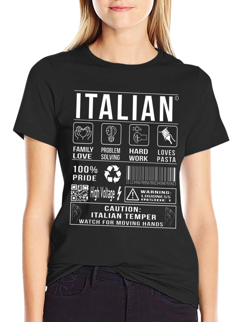 Italian Temper T-Shirt: Family Pasta and Pride!