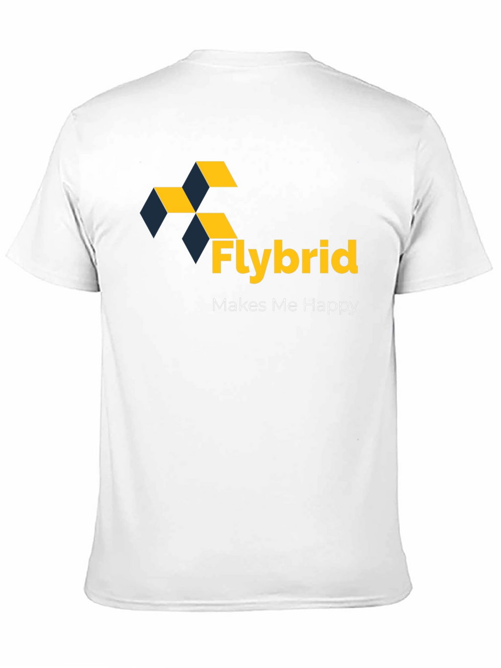 Flybrid Makes Me Happy Graphic Tee - Black