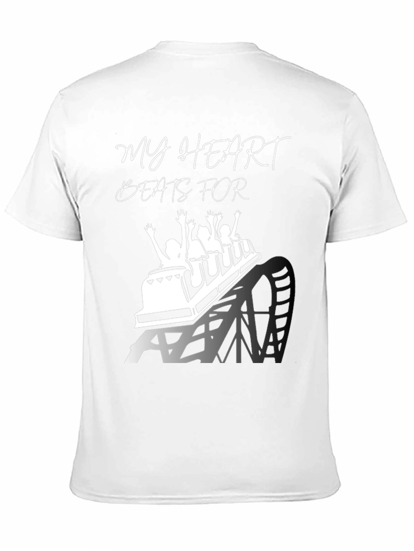 My Heart Beats For Theme Park Rollercoaster Tee