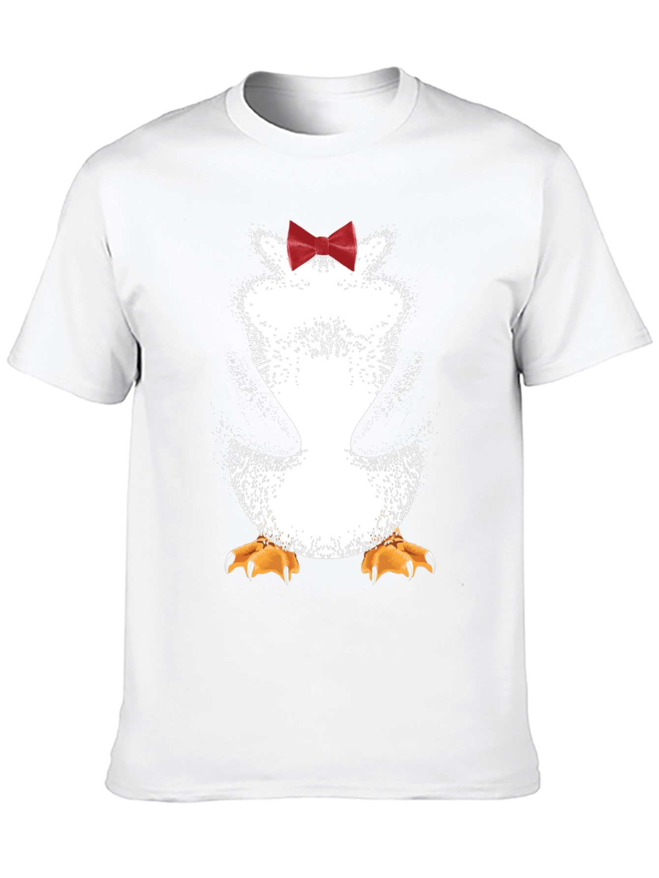 Penguin Bowtie Graphic Tee - Mens Novelty T-Shirt