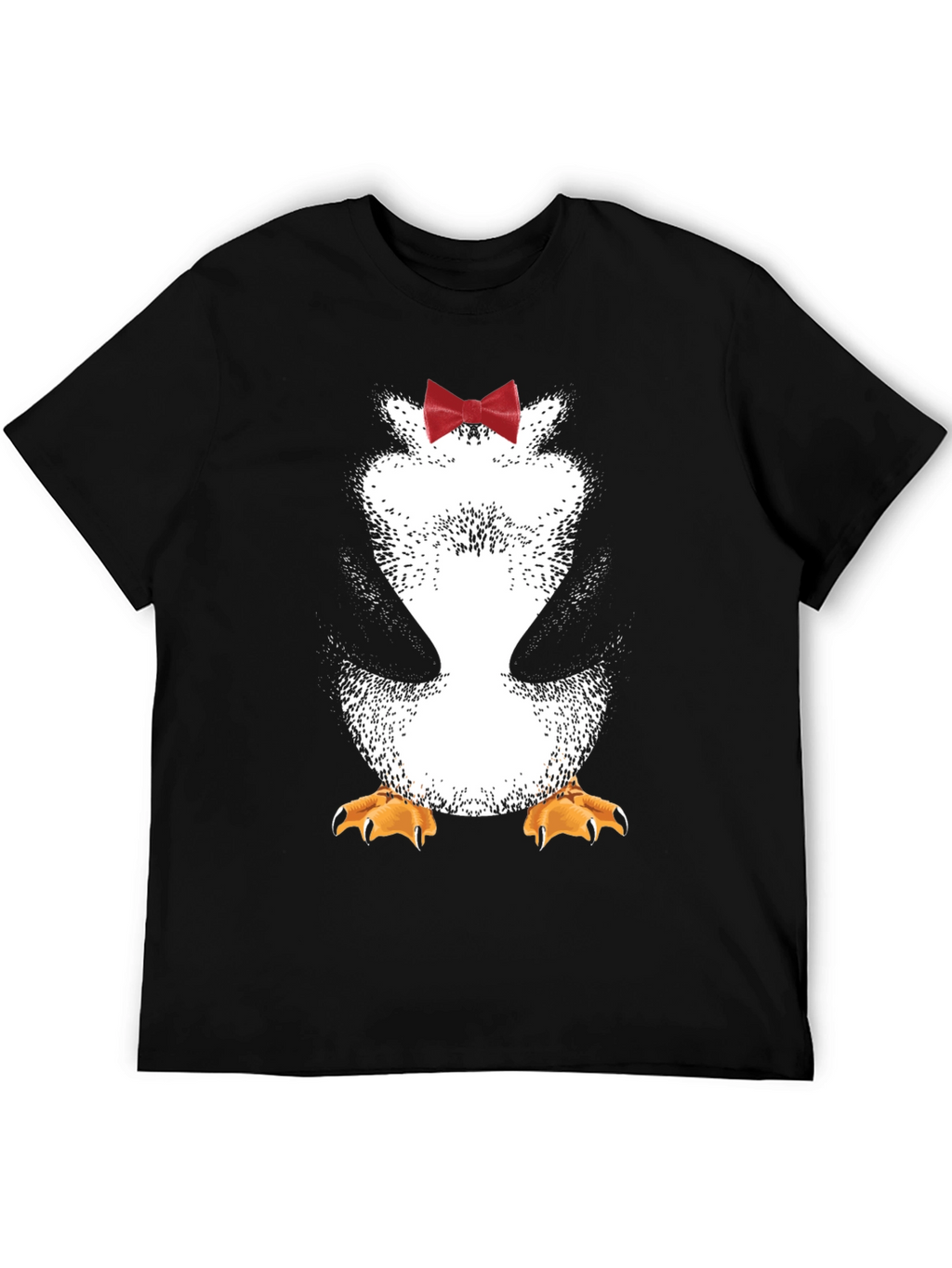 Penguin Bowtie Graphic Tee - Mens Novelty T-Shirt