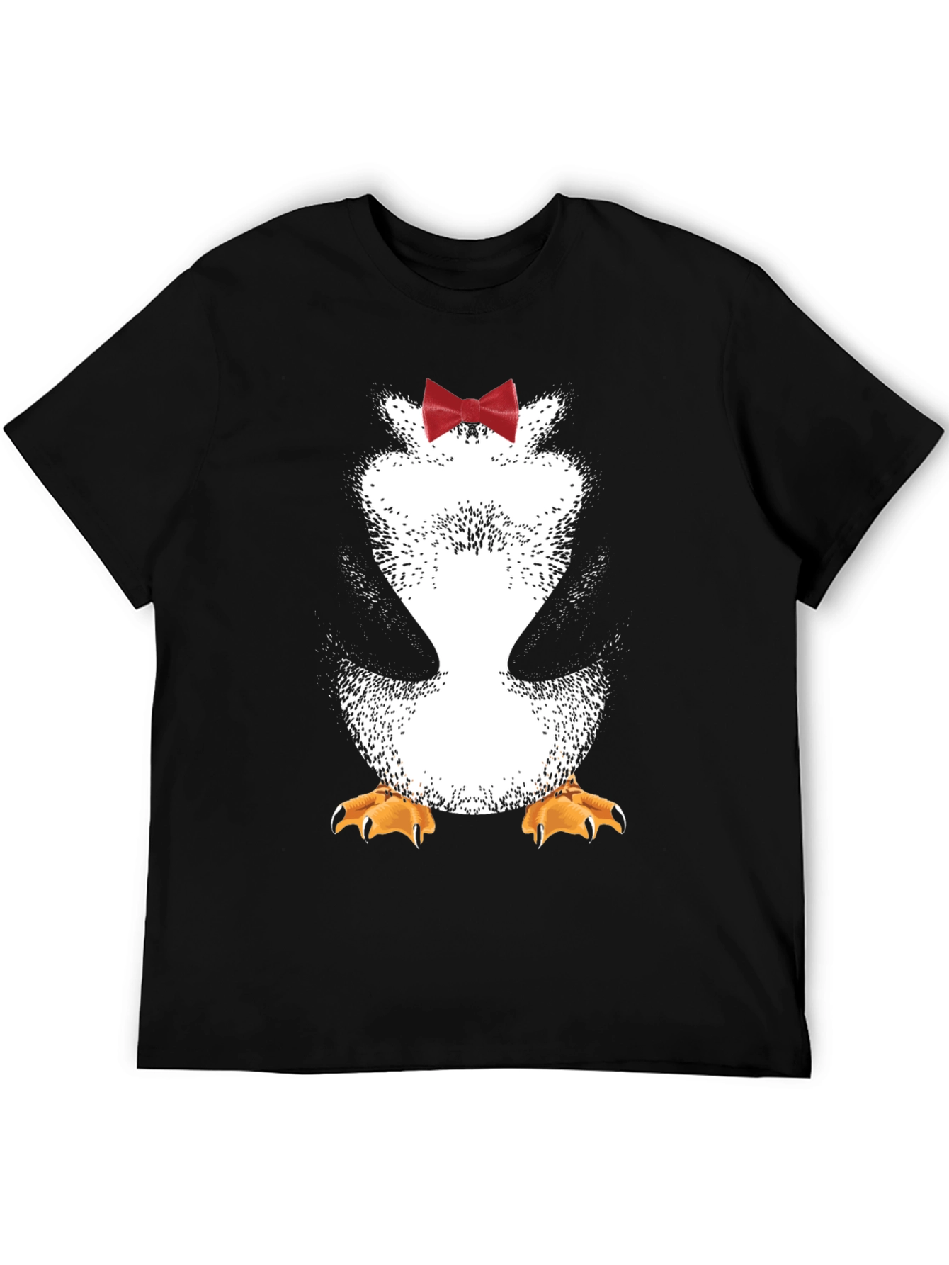 Penguin Bowtie Graphic Tee - Mens Novelty T-Shirt
