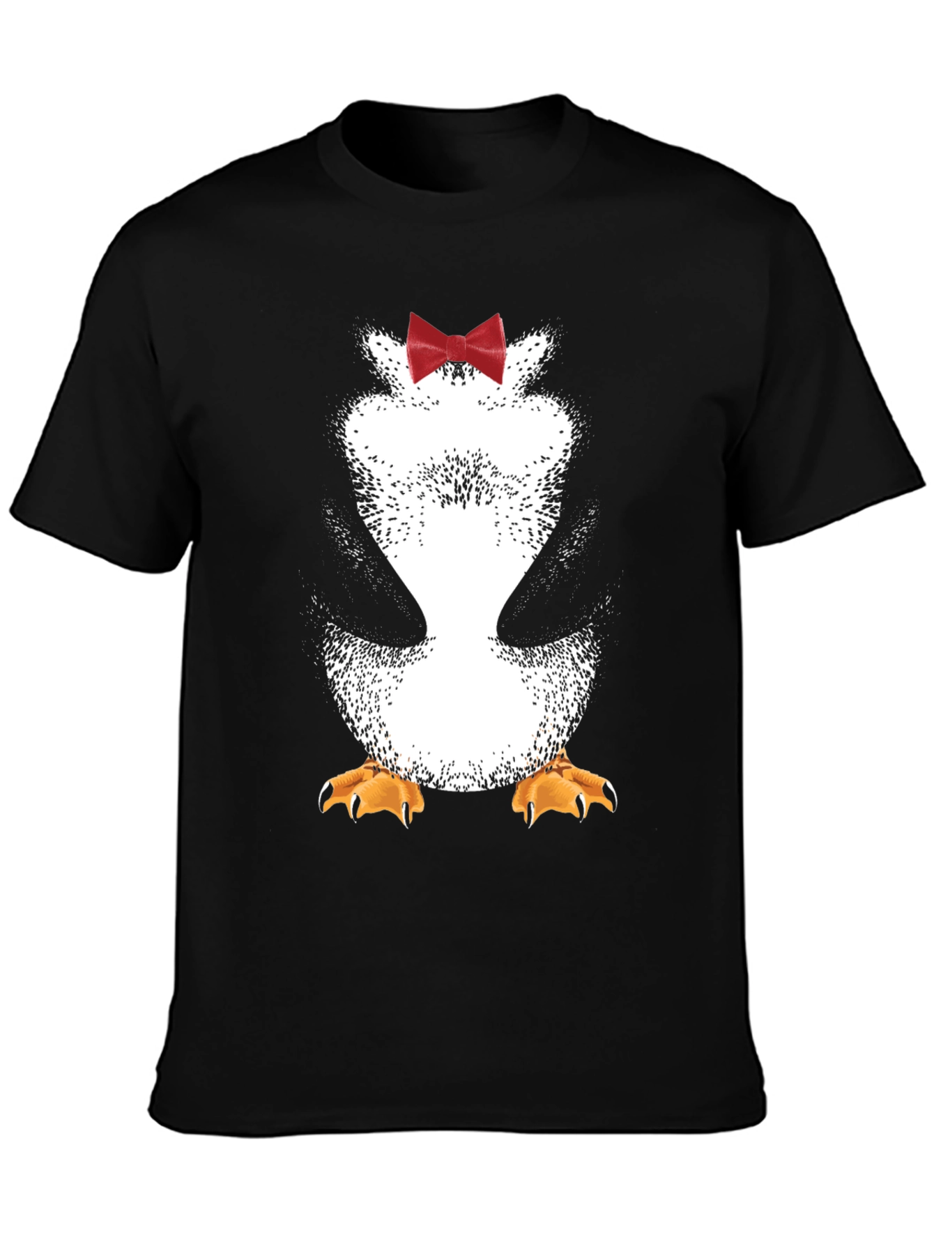 Penguin Bowtie Graphic Tee - Mens Novelty T-Shirt