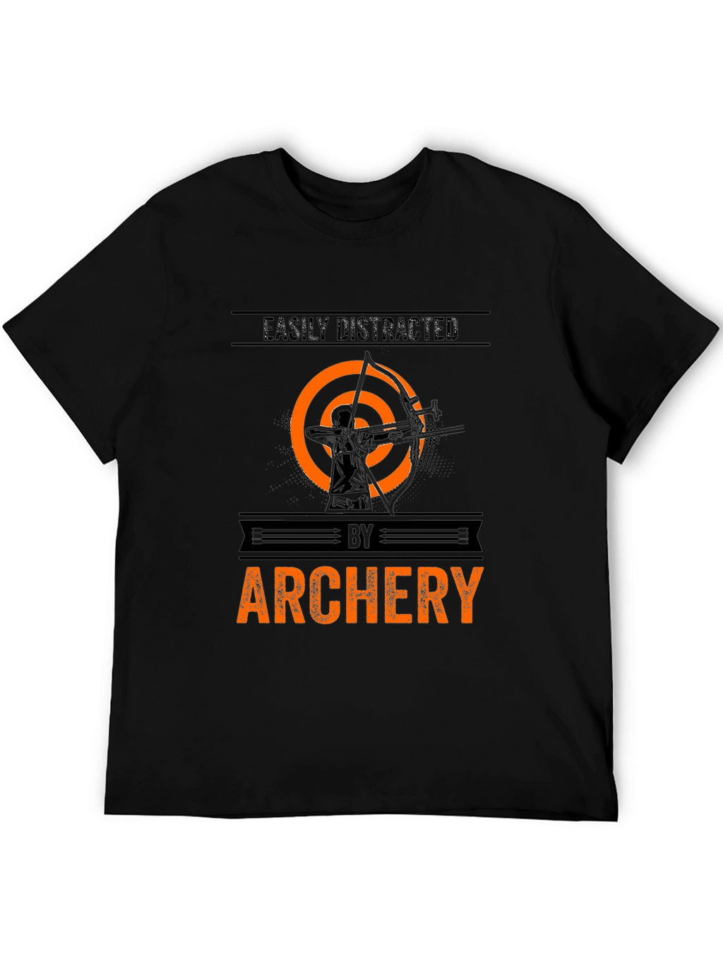 Archery Enthusiast T-Shirt - Easily Distracted By Archery