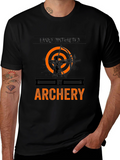 Archery Enthusiast T-Shirt - Easily Distracted By Archery