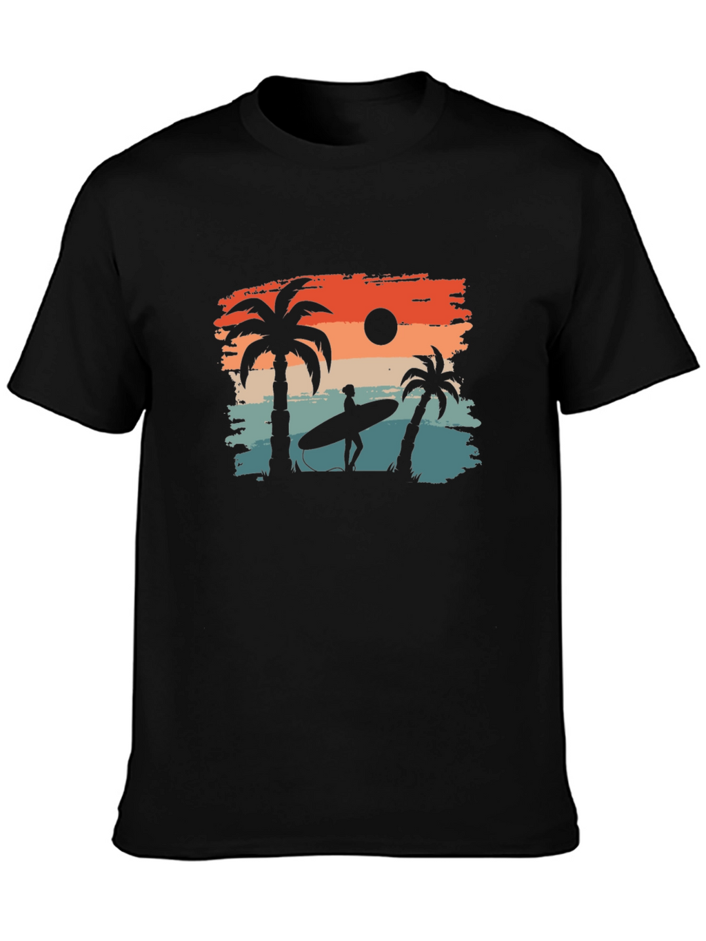 Sunset Surfer Graphic T-Shirt