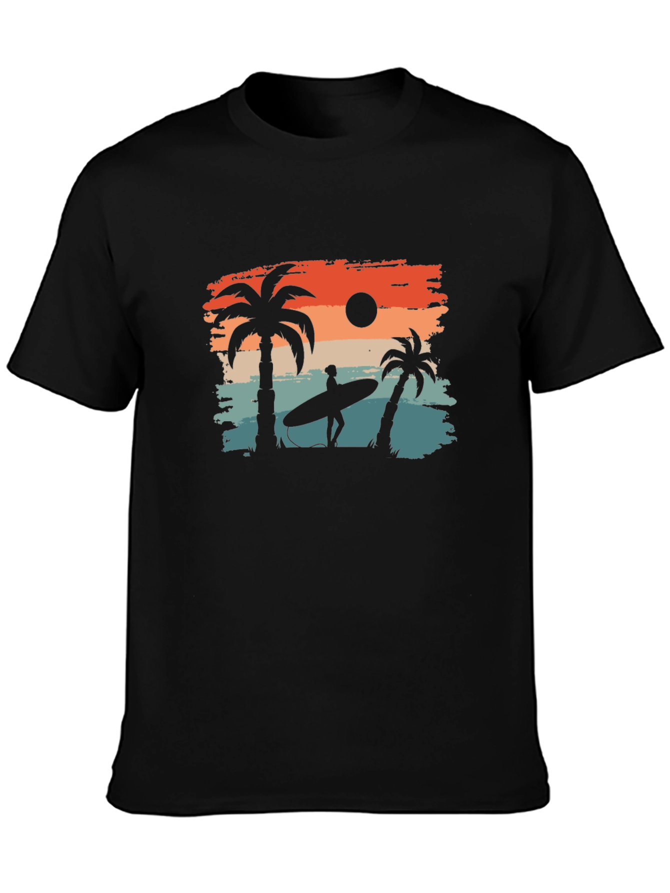 Sunset Surfer Graphic T-Shirt