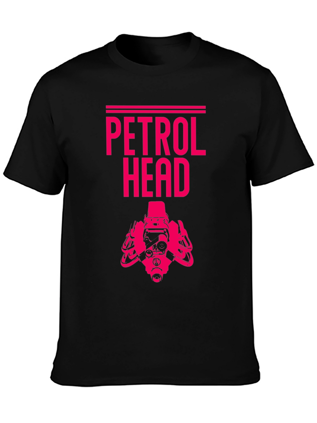 Petrol Head Graphic T-Shirt - Black