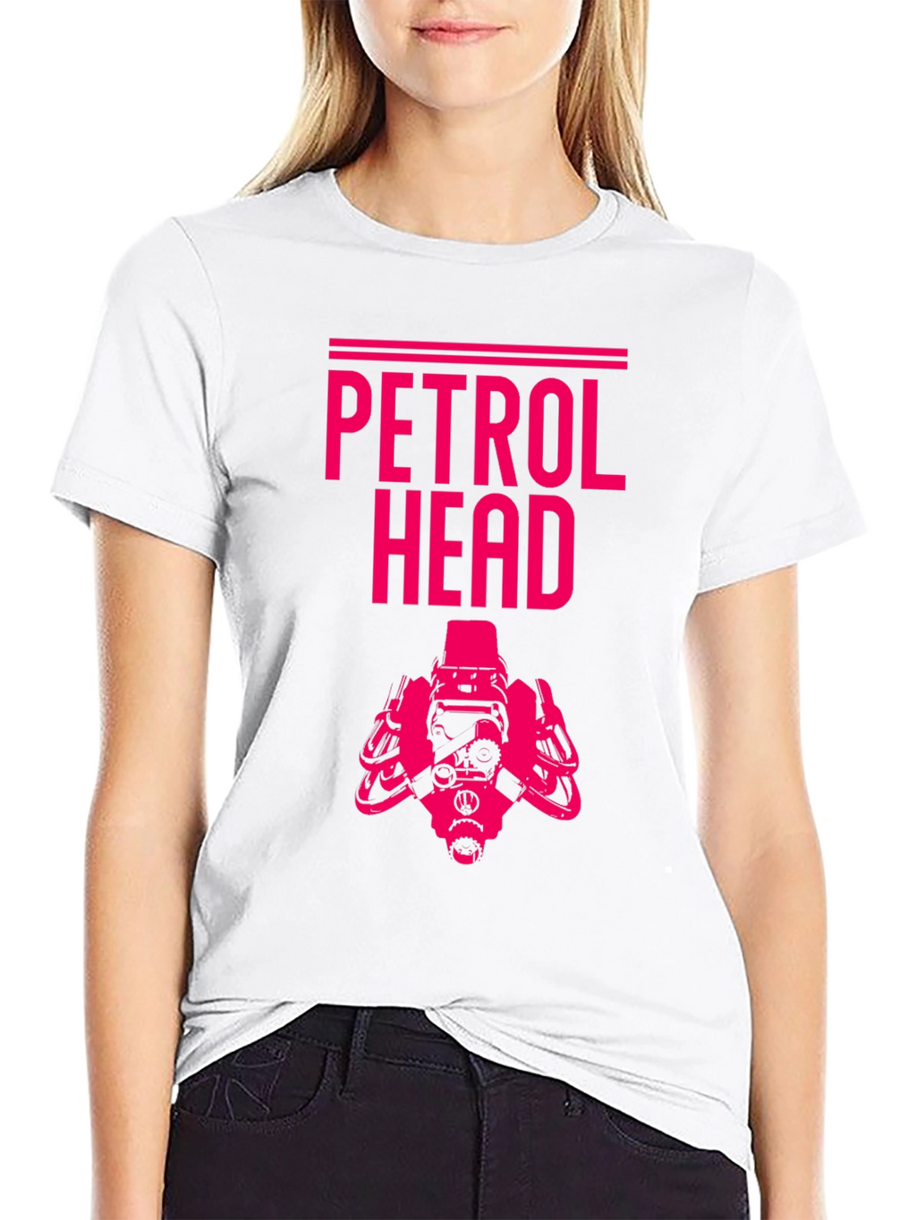 Petrol Head Graphic T-Shirt - Black