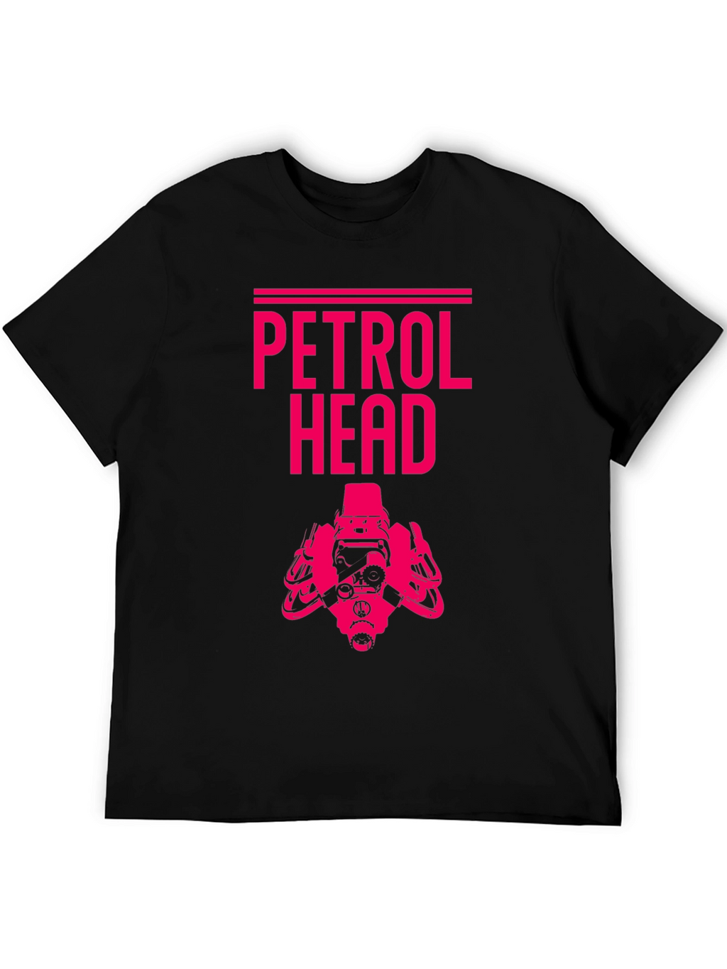 Petrol Head Graphic T-Shirt - Black