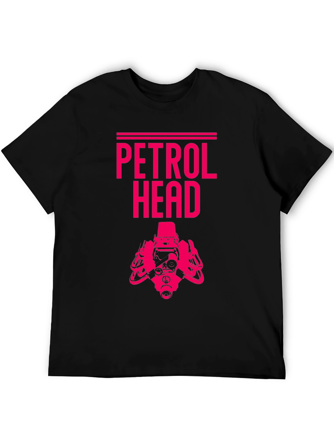 Petrol Head Graphic T-Shirt - Black