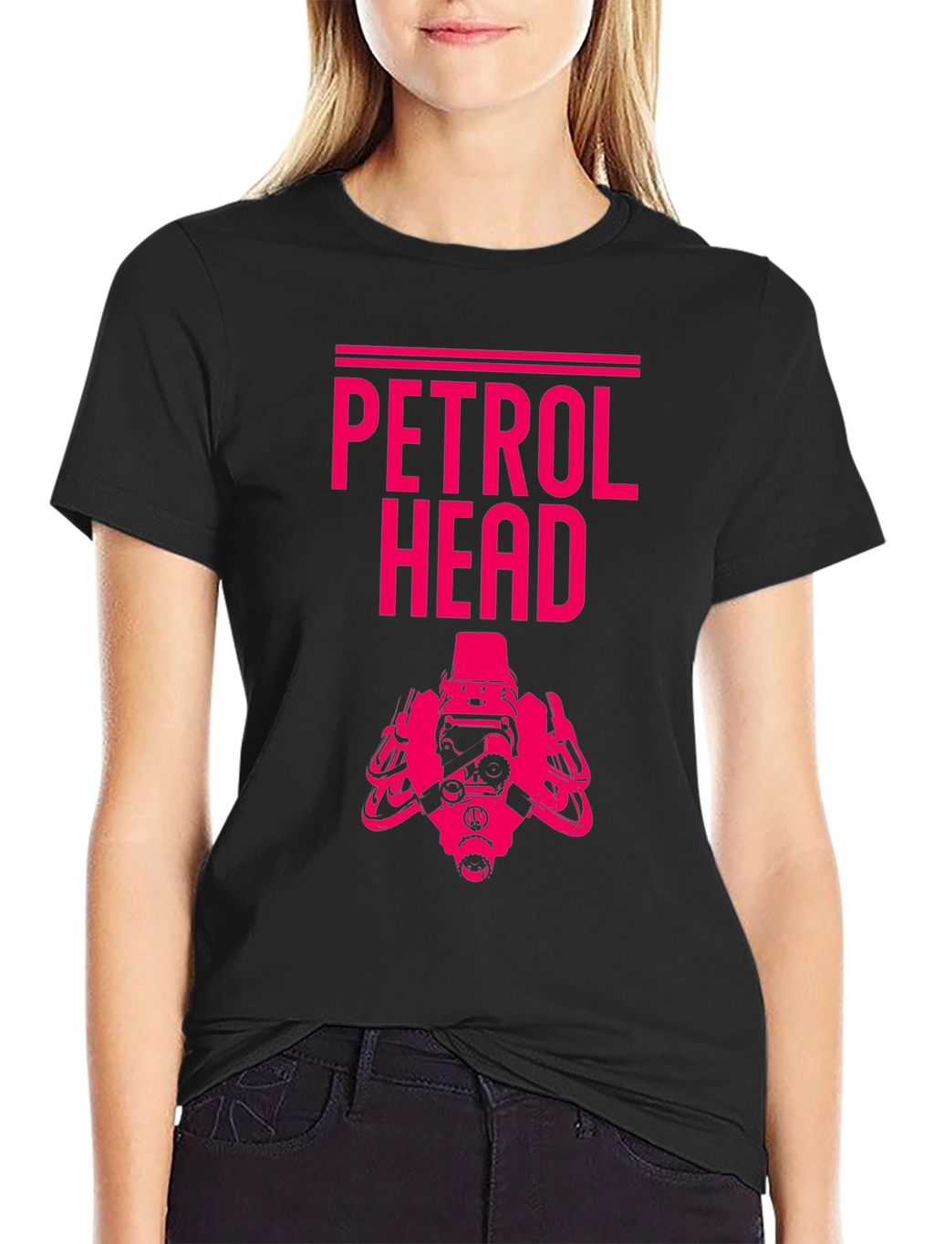 Petrol Head Graphic T-Shirt - Black
