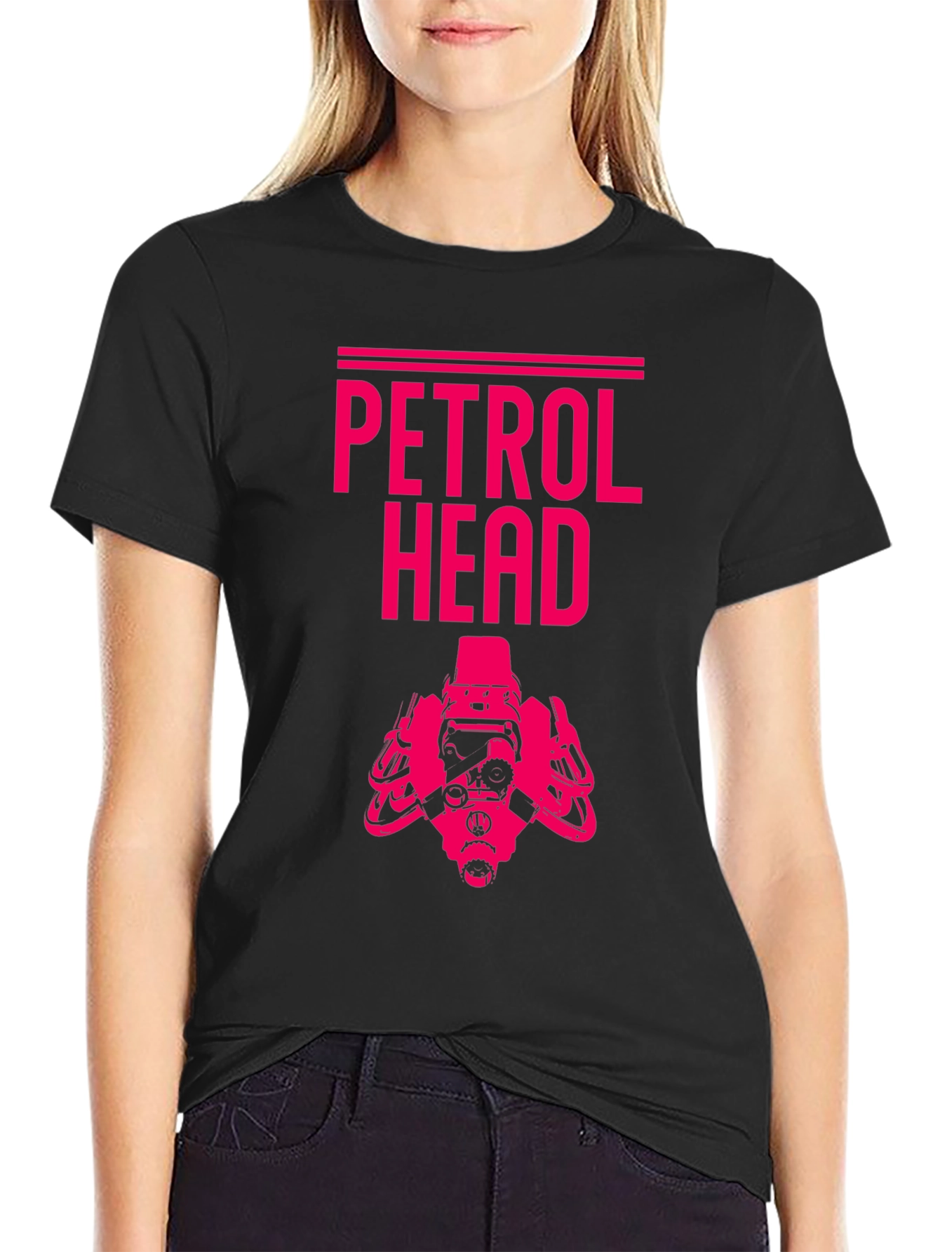 Petrol Head Graphic T-Shirt - Black
