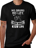 No Drums No Life T-Shirt