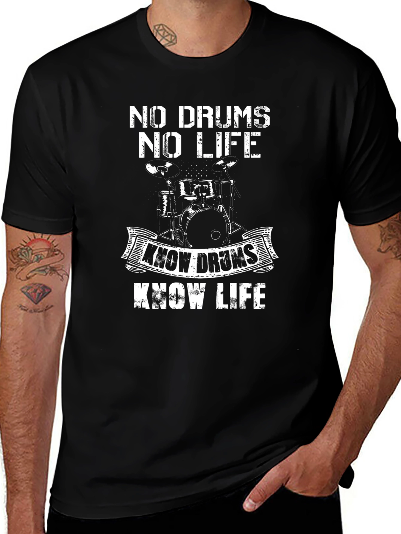 No Drums No Life T-Shirt