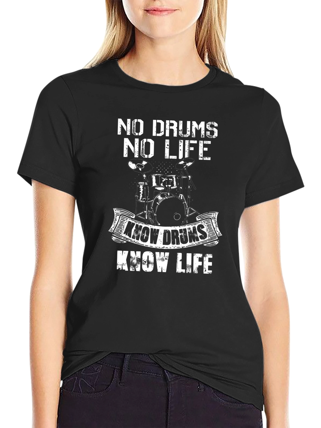 No Drums No Life T-Shirt