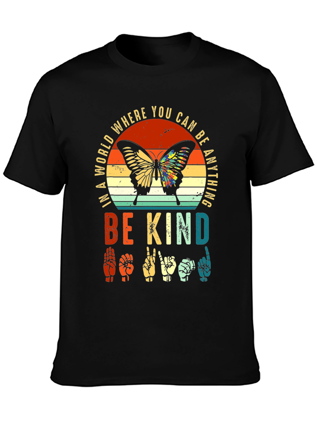 Be Kind Butterfly Graphic Tee