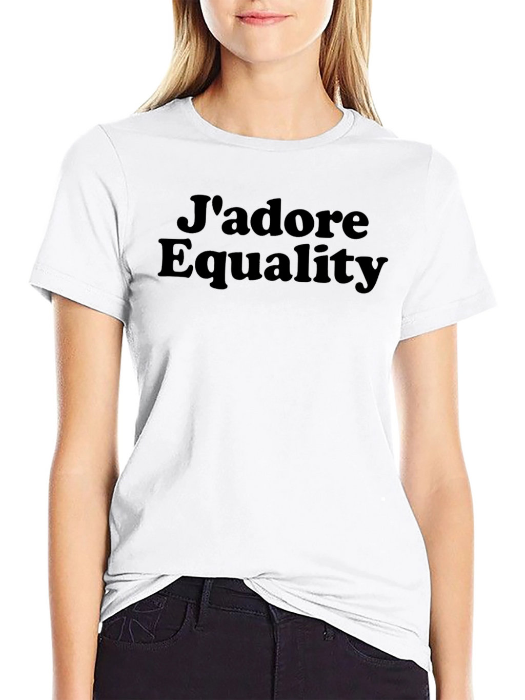 Jadore Equality - Classic Black Tee