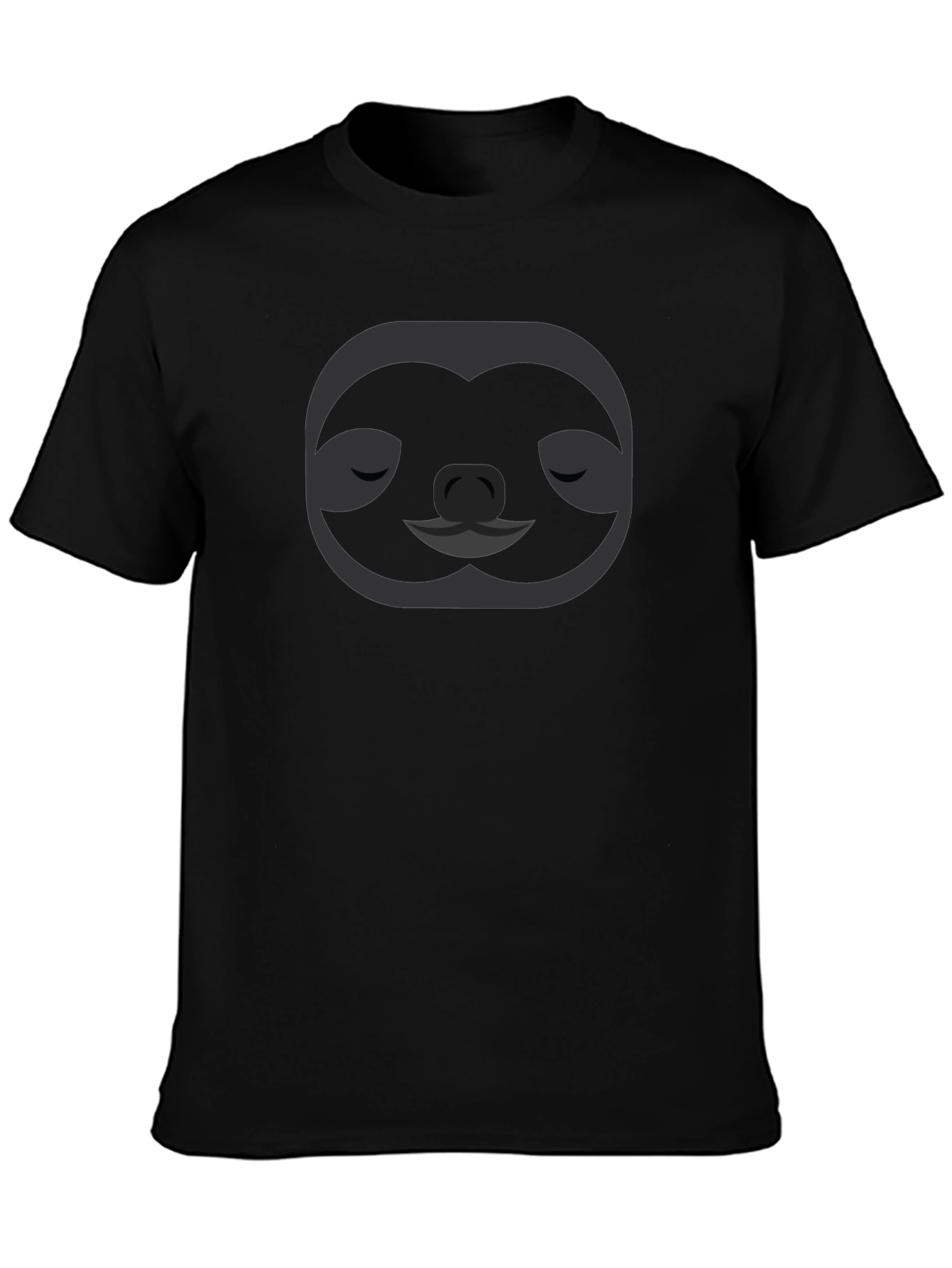 Cool Sloth Graphic Tee - Black Unisex T-Shirt
