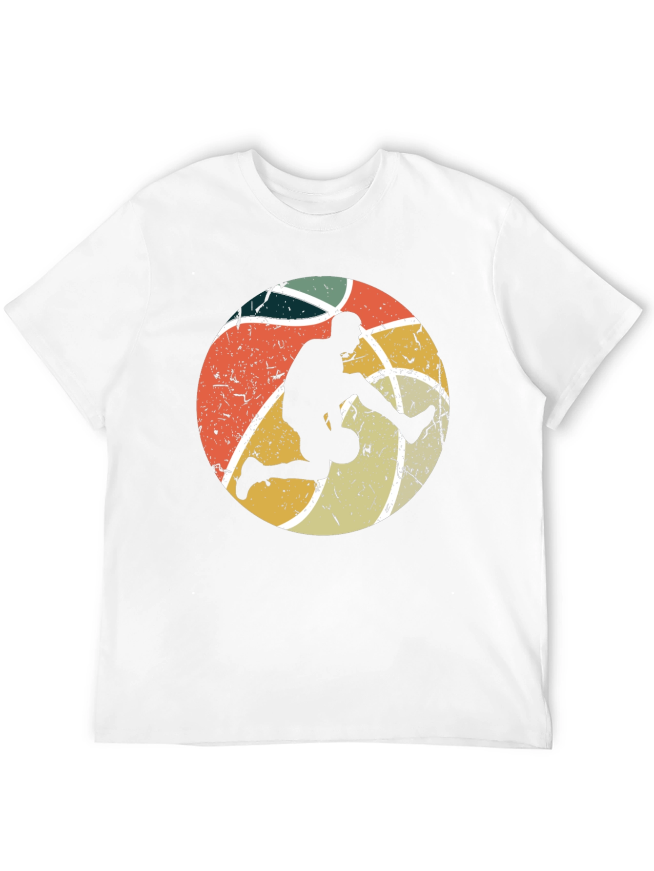 Retro Basketball Player Graphic T-Shirt