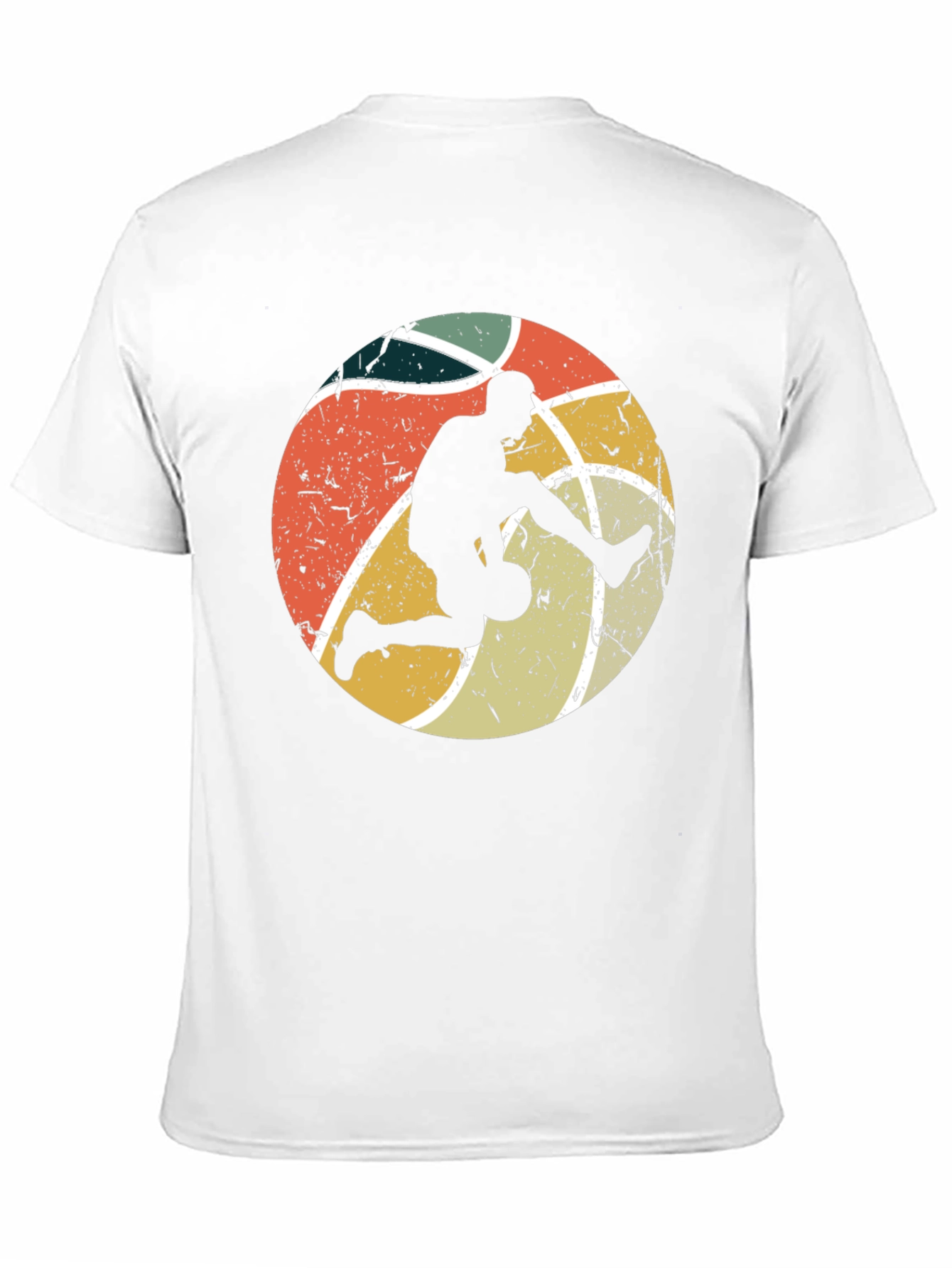 Retro Basketball Player Graphic T-Shirt