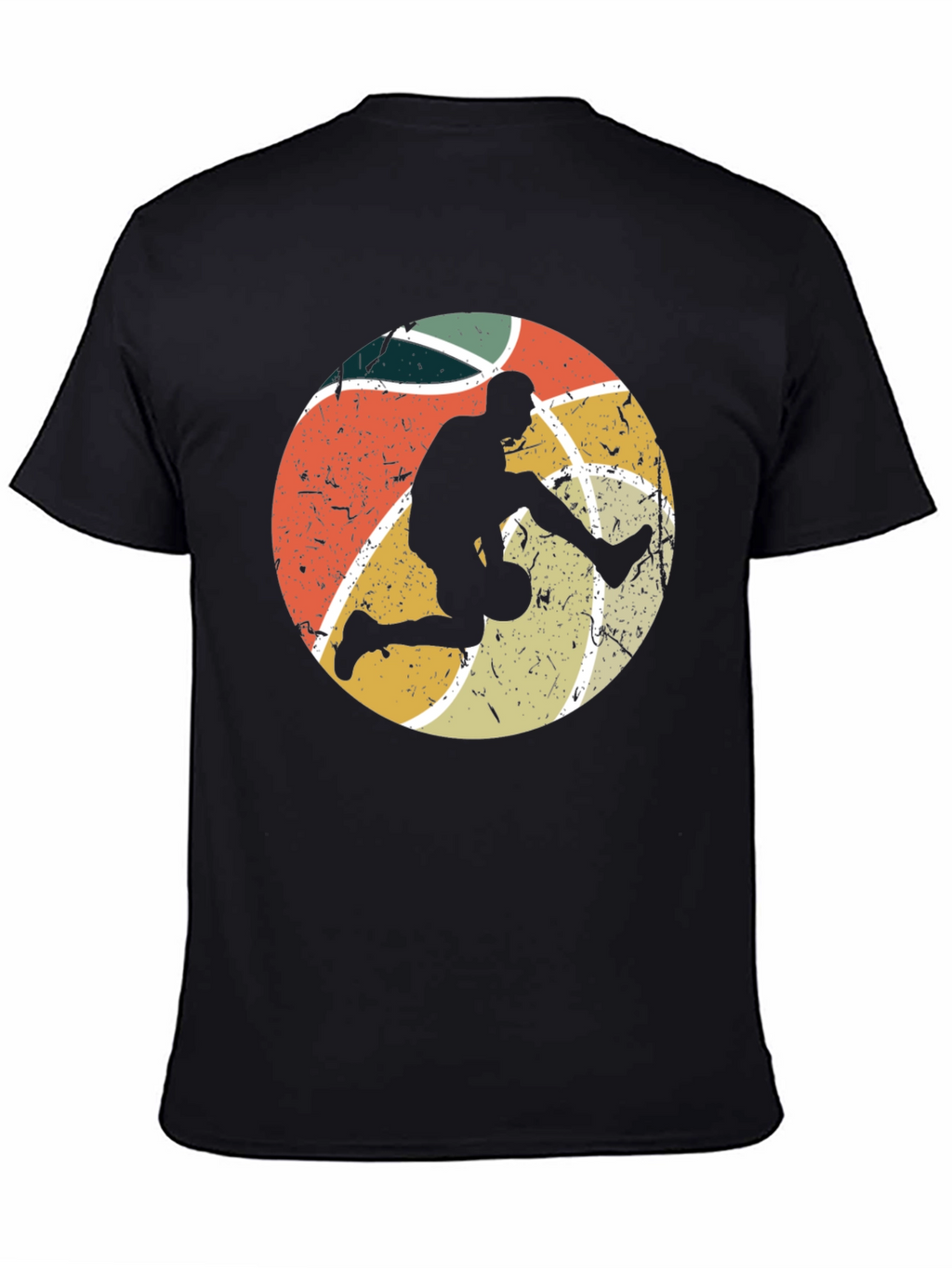 Retro Basketball Player Graphic T-Shirt