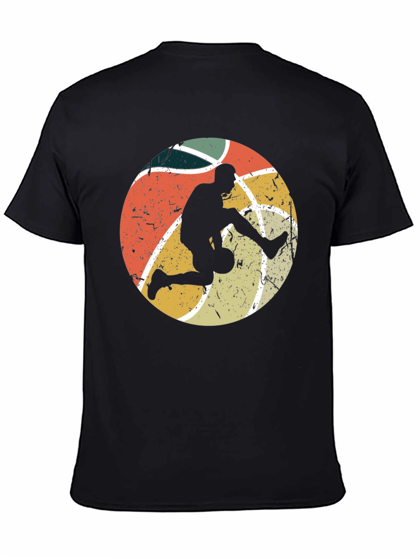 Retro Basketball Player Graphic T-Shirt