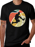 Retro Basketball Player Graphic T-Shirt