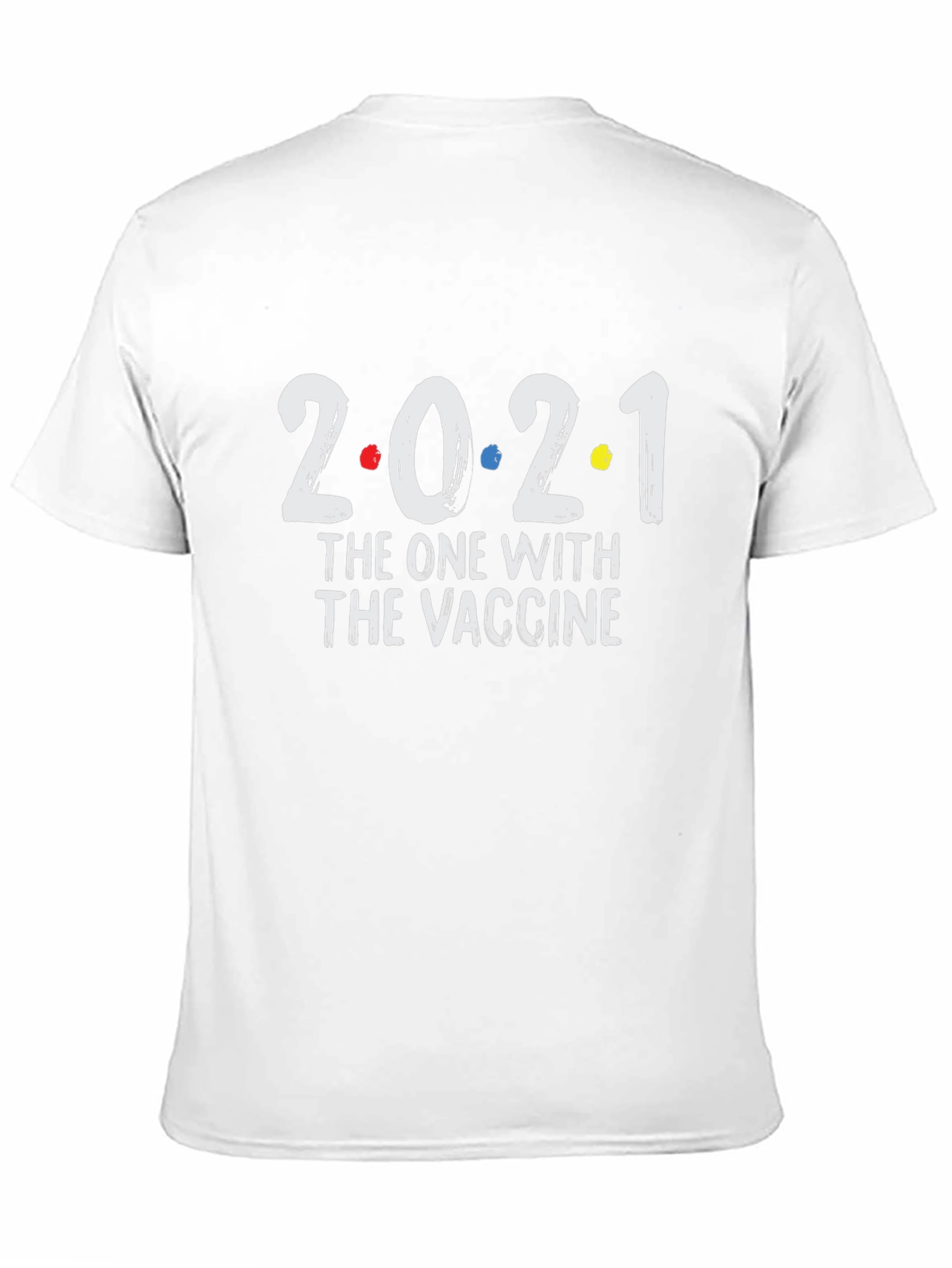 2021 The One With The Vaccine Black T-Shirt
