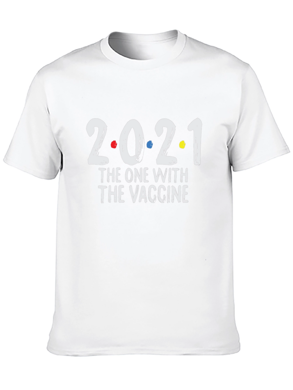 2021 The One With The Vaccine Black T-Shirt