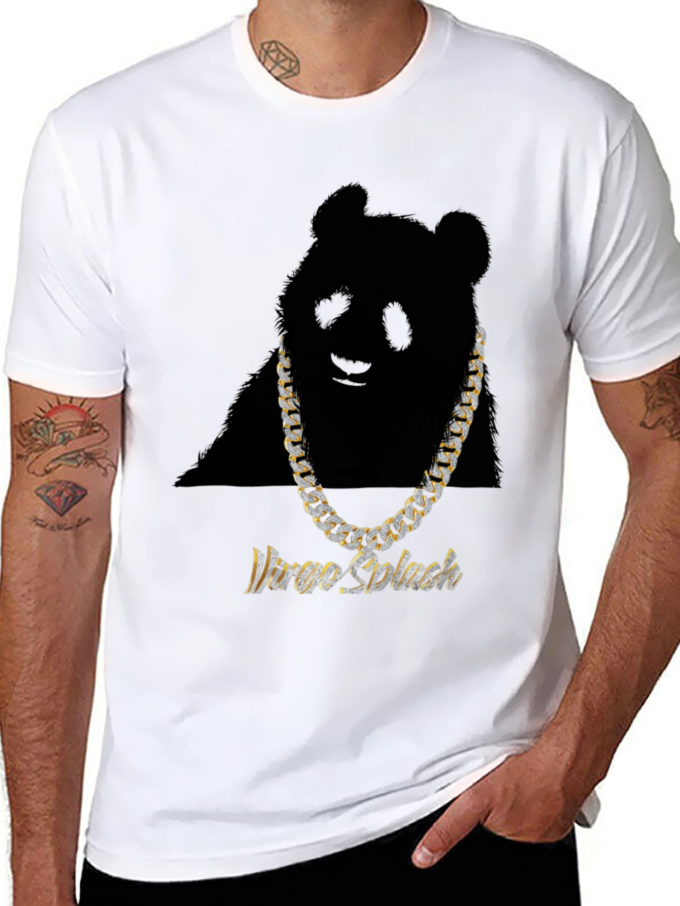 Panda Bling Graphic Tee