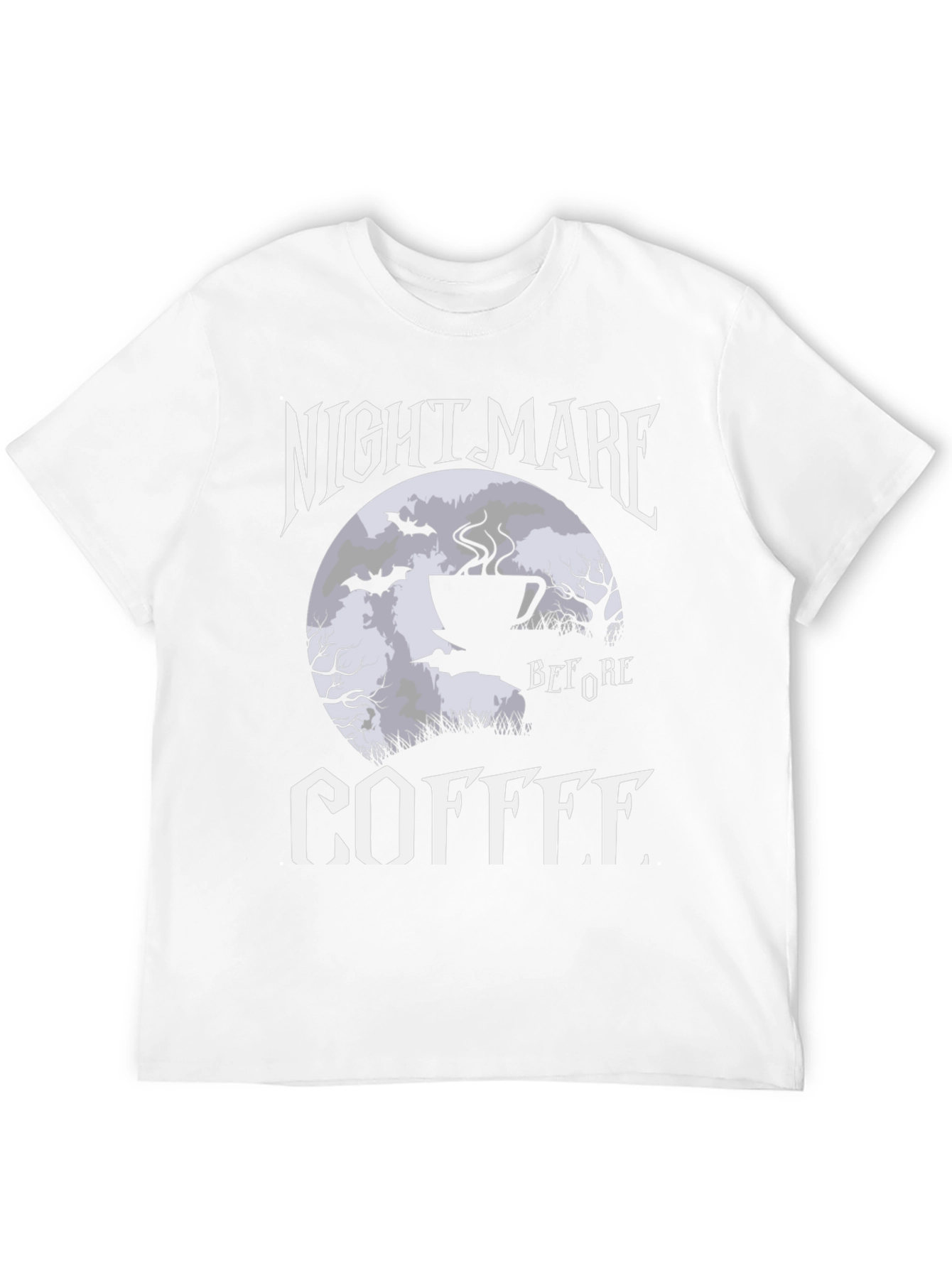 Nightmare Before Coffee Graphic Tee - Black