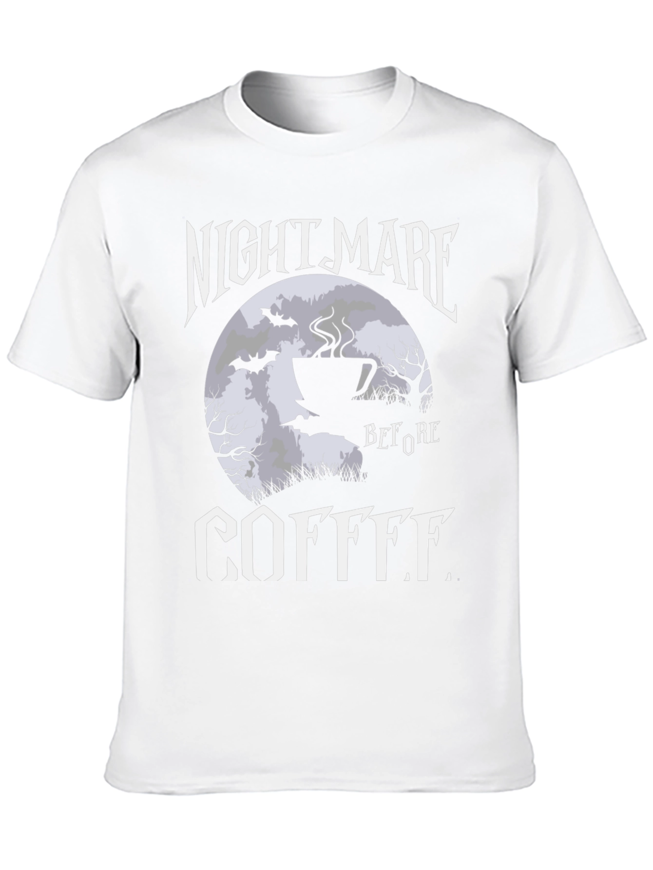 Nightmare Before Coffee Graphic Tee - Black
