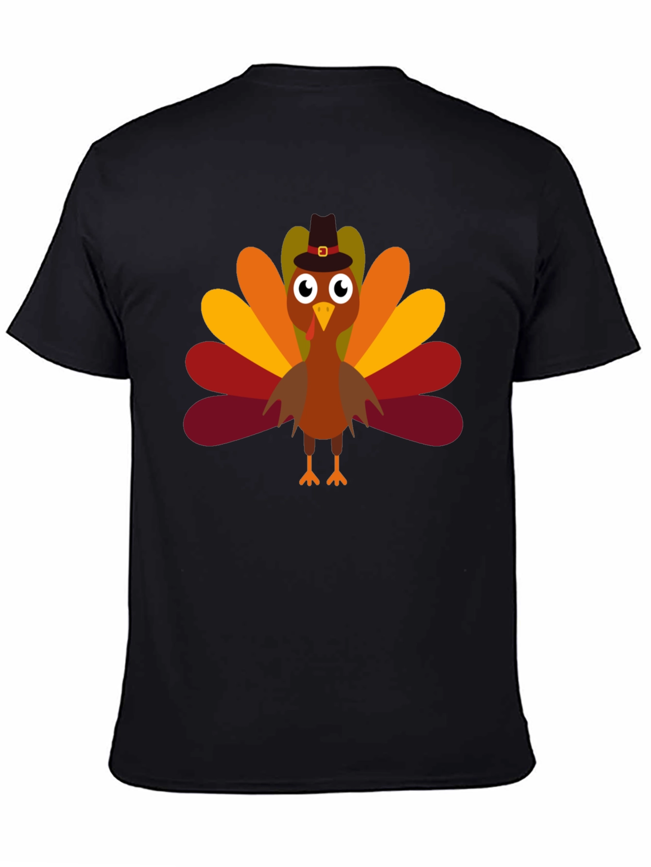 Thanksgiving Turkey Pilgrim Hat T-Shirt