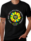 Autism Awareness Sunflower T-Shirt