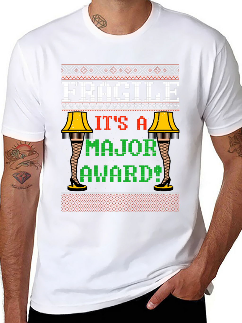 Fragile Major Award Christmas T-Shirt