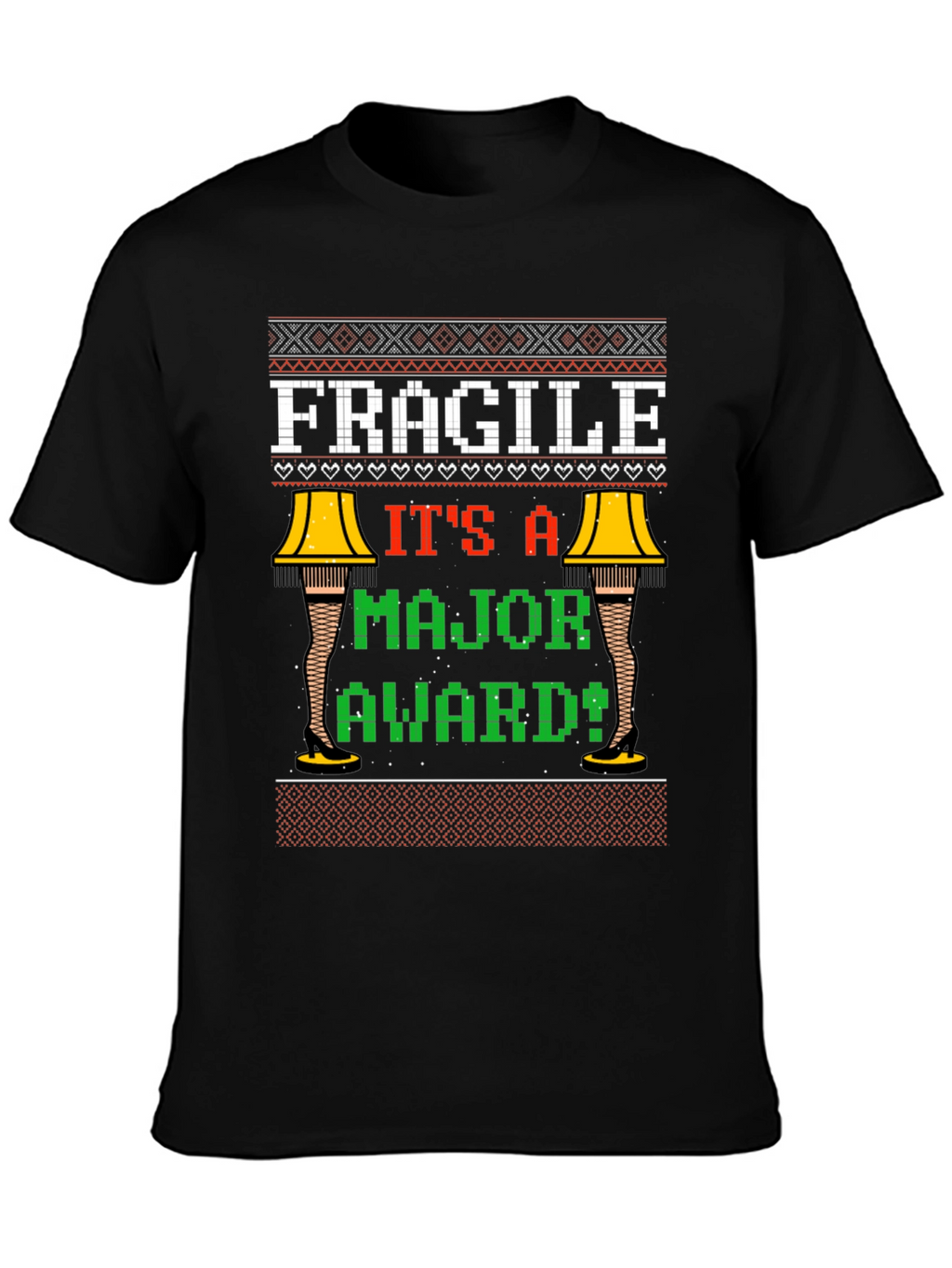 Fragile Major Award Christmas T-Shirt