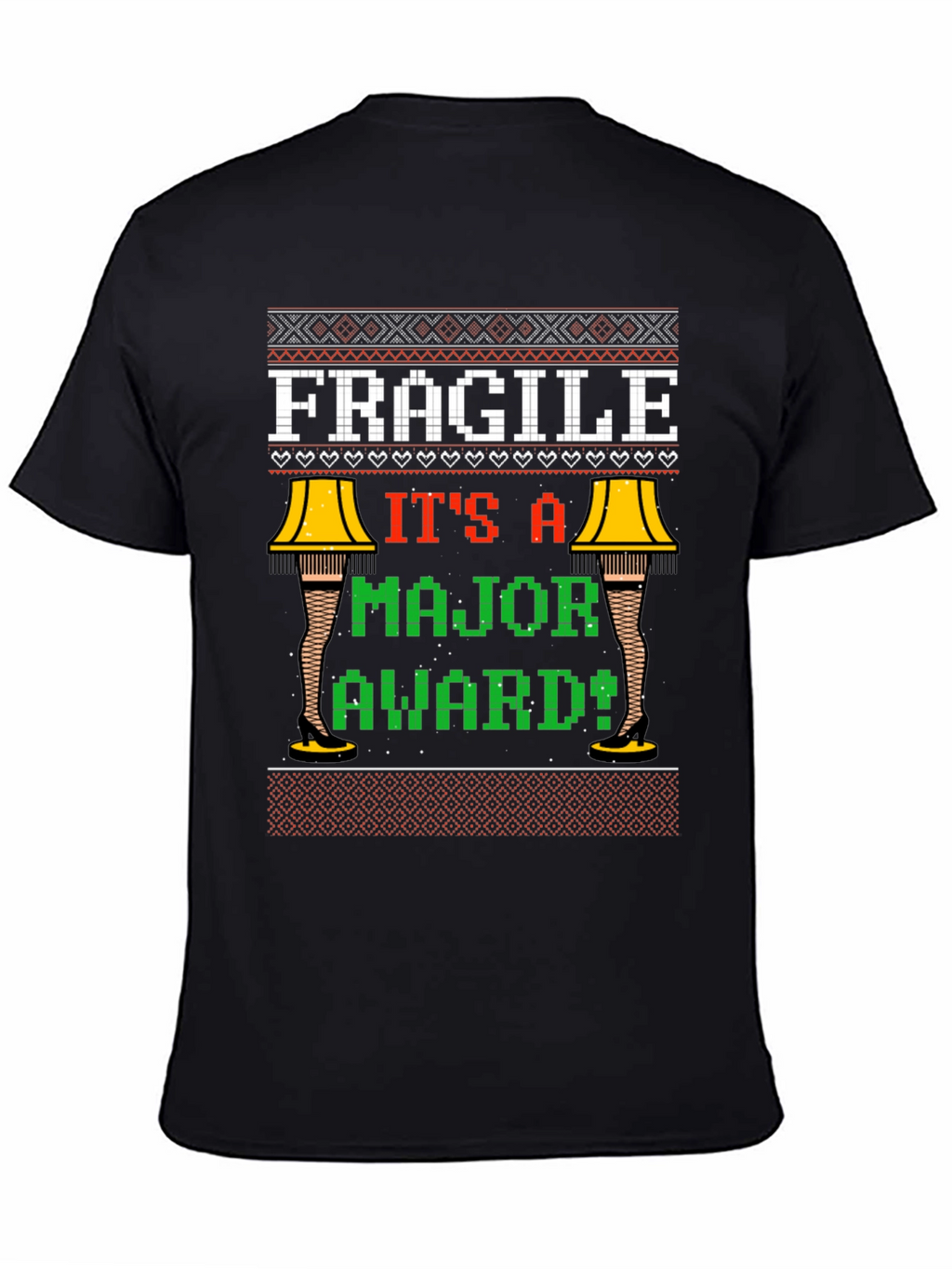 Fragile Major Award Christmas T-Shirt