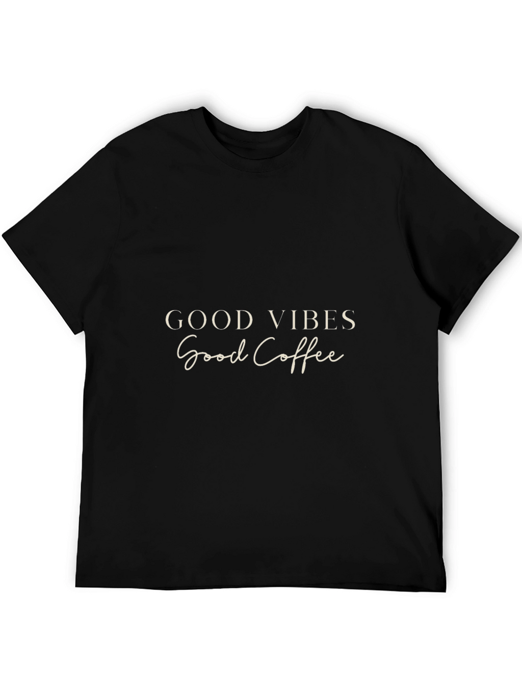 Good Vibes Good Coffee Black T-Shirt